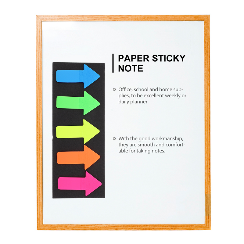 4Pcs Note Index Stickers Self-adhesive Label Stickers Notepads Books Labels