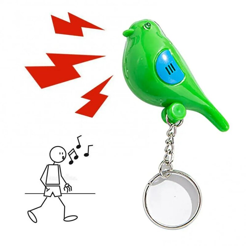 LED pencari kunci peluit kontrol suara berkedip Beeping pencari lokasi jarak jauh antihilang gantungan kunci dompet Alarm pelacak hewan peliharaan pelacak Mini