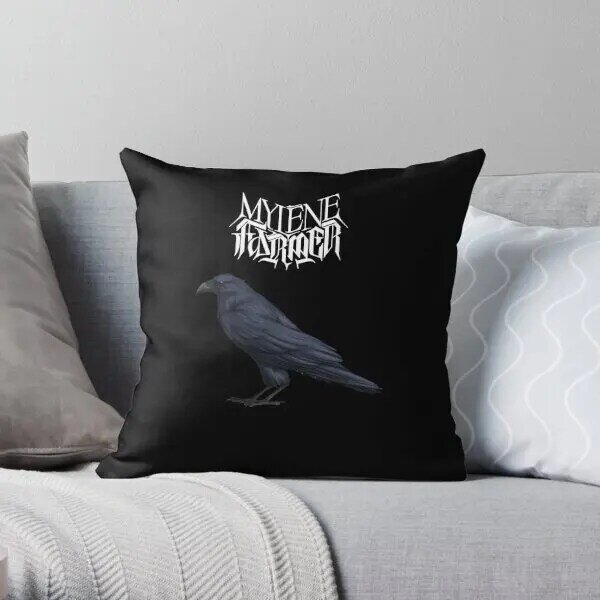 Mylene Farmer Nevermore  Printing Throw Pillow Cover Anime Bed Case Home Throw Waist Wedding Pillows not include One Side