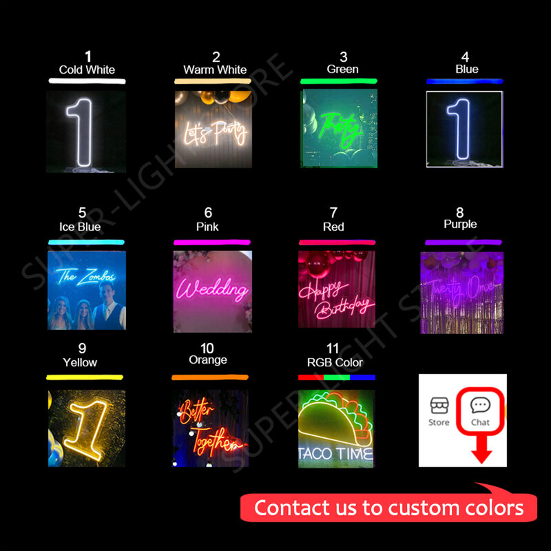 Custom Forty Neon Sign for Room, Light Signs, Birthday Party Decoration, Presentes Personalizados, Grande, 50x22cm