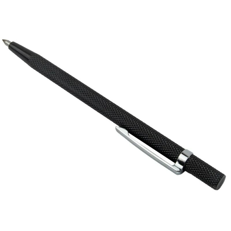 ปากกาสำหรับตัดแผ่นเหล็กเครื่องมือช่างทังสเตนดอกคาร์ไบด์เหล็กอัลลอยสีดำทนทาน2ชิ้น