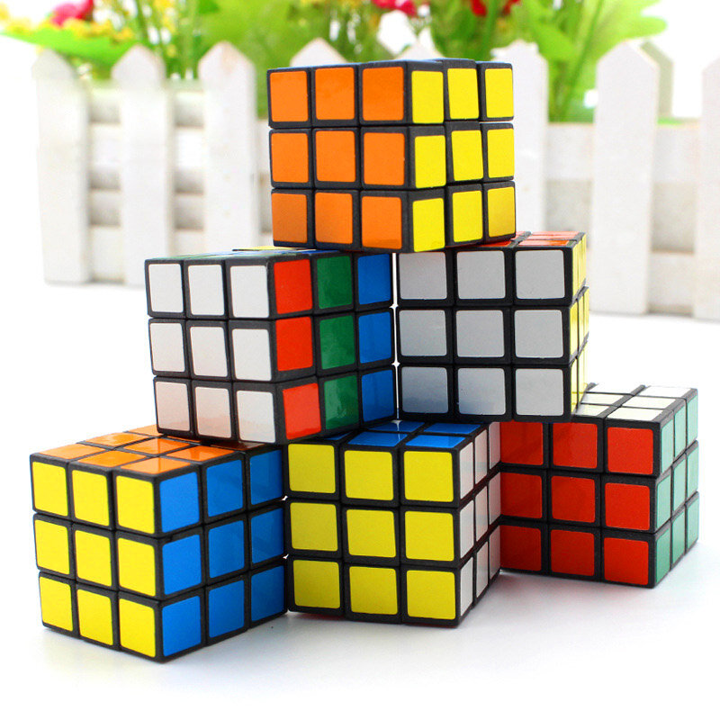 12PC cubi magici per bambini 3CM Twist Puzzle velocità giocattoli di plastica classici apprendimento educazione per bambini Puzzle B1082