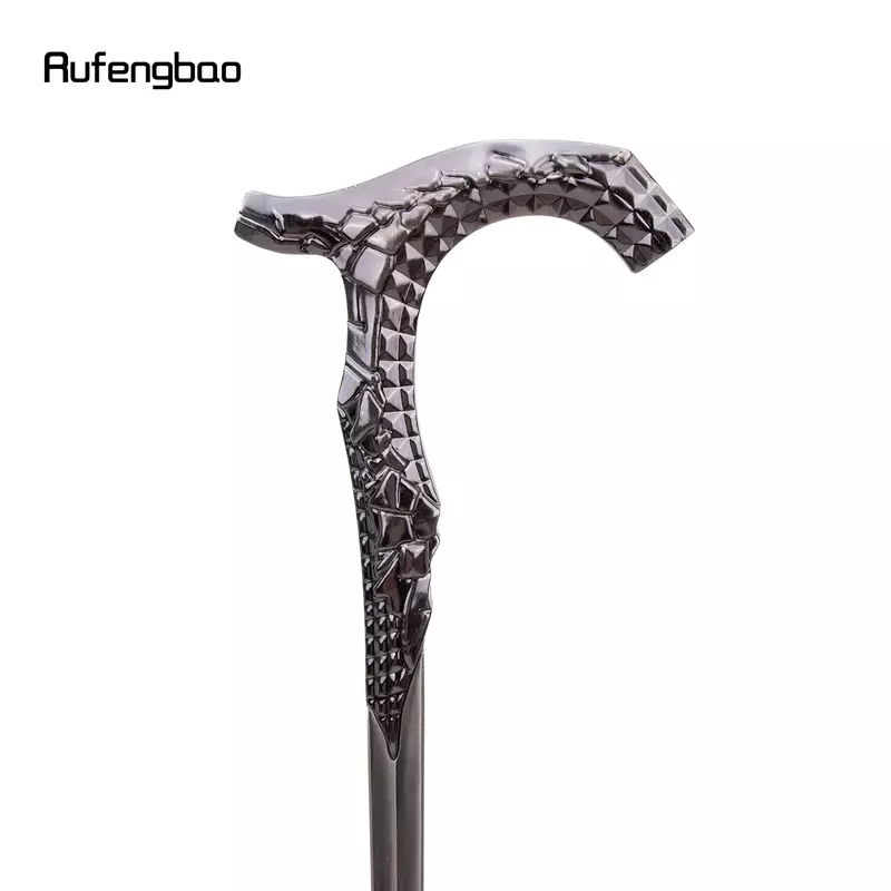 Sliver Luxury Stick Aluminum Alloy Single Joint Walking Stick Cane Decorative Cospaly Party Halloween Steampunk Crosier 90cm