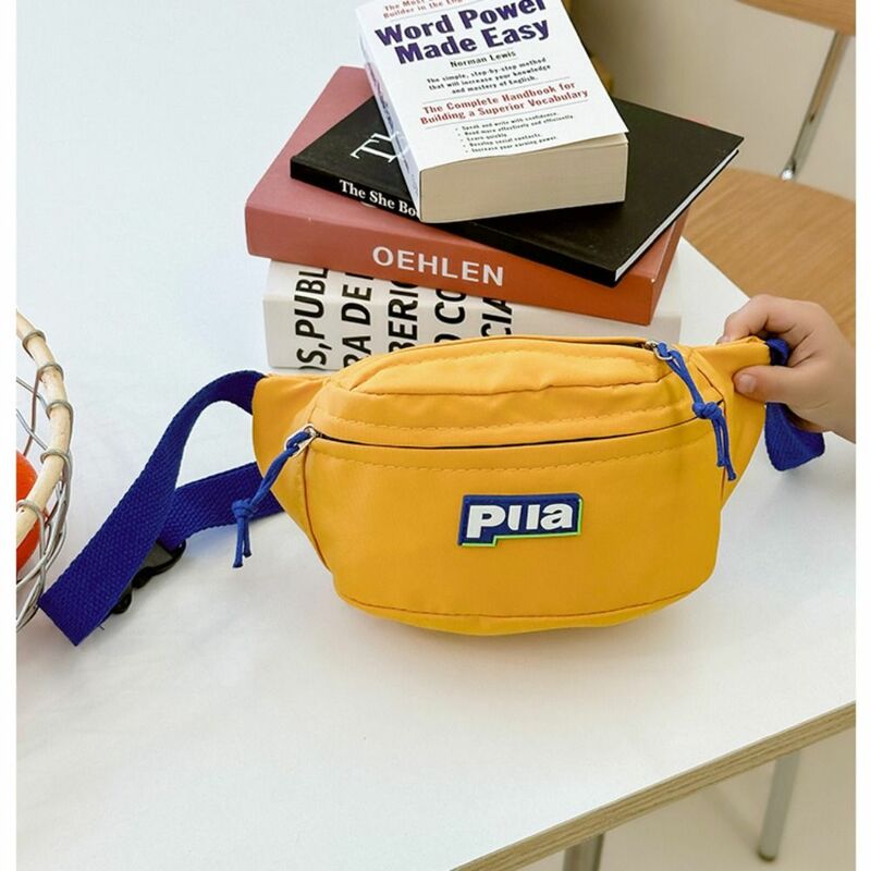 Детская нагрудная сумка с надписью, модная нейлоновая вместительная сумка через плечо, легкая забавная сумка