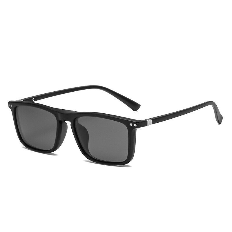 Montura de gafas para hombre y mujer, gafas de sol polarizadas con Clip de 5 piezas, magnéticas, UV400, 2284