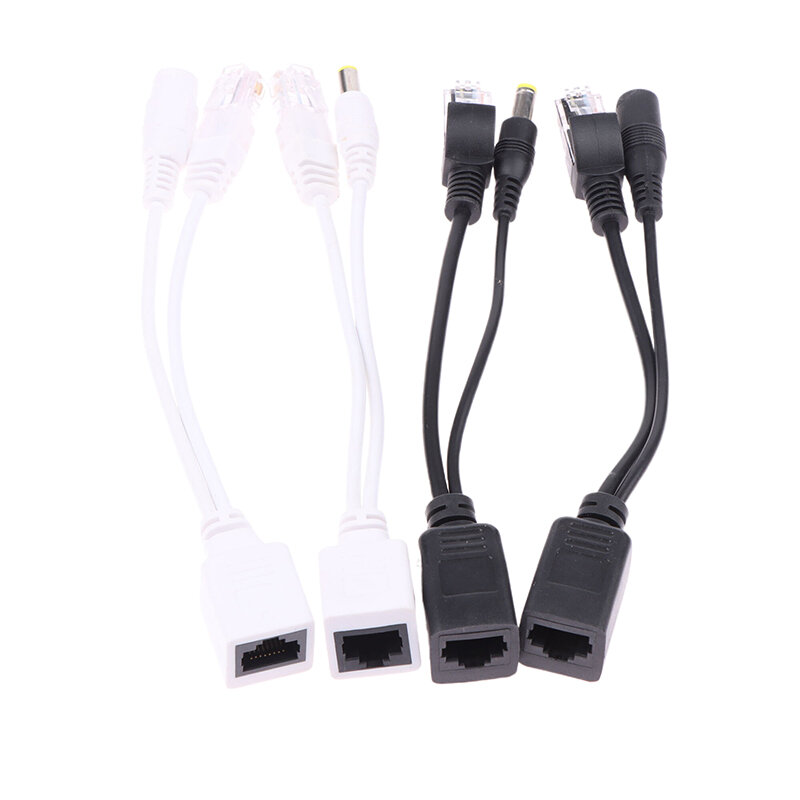 Kabel POE pasywny zasilacz Adapter sieci Ethernet kabel POE Splitter RJ45 moduł zasilania kabel 12-48V do kamery
