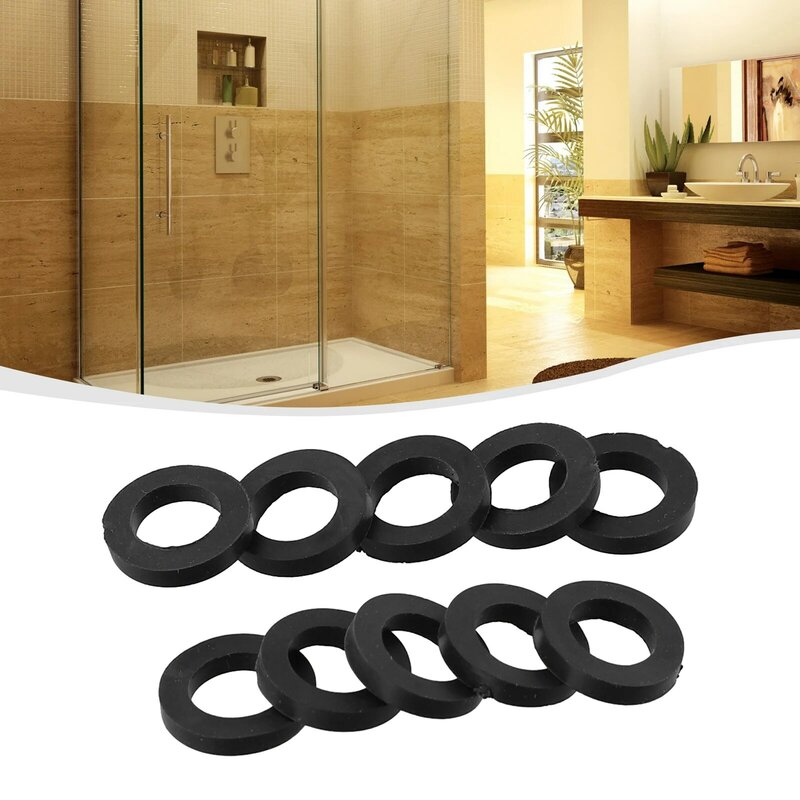 Rondelles d'étanchéité en caoutchouc pour tuyau de douche, accessoires ménagers, anneau anti-fuite