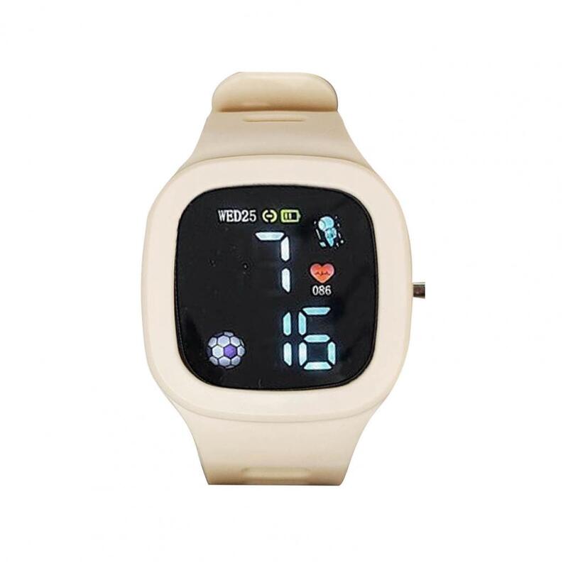 Zegarek dla dzieci cyfrowy wyświetlacz LED na rękę budzik świetlny wodoodporna moda dla dzieci elektroniczny zegarek do szkoły