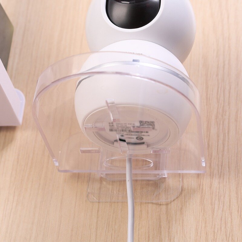 Kleine Überwachungs kamera Wand halterung Acryl Überwachungs kamera Halter selbst klebendes Regal für Lautsprecher Baby phone