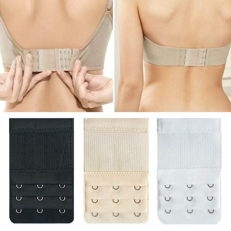 1/3PCS Elastic Bra With Three Row Extended Buckle For Women Stretch Underwear Length Adjustable Buckle Intim Comfortable Br K6K2