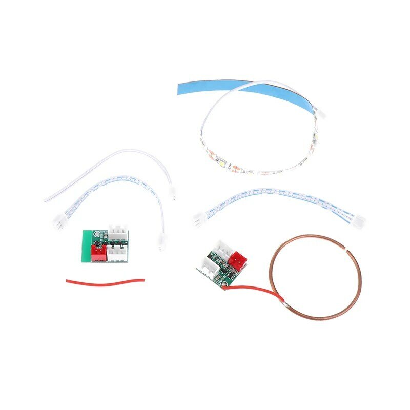 Interruttore a induzione tattile con separazione dell'aria in plastica Set di cinture luminose a induzione tattile accessorio per strisce luminose a bobina cellulare