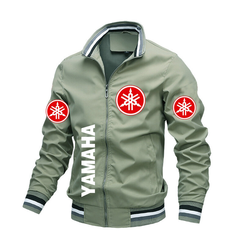 Yamaha-chaqueta de motociclista de gran tamaño para hombre, ropa deportiva informal de equipo de carreras, abrigos, ropa de calle