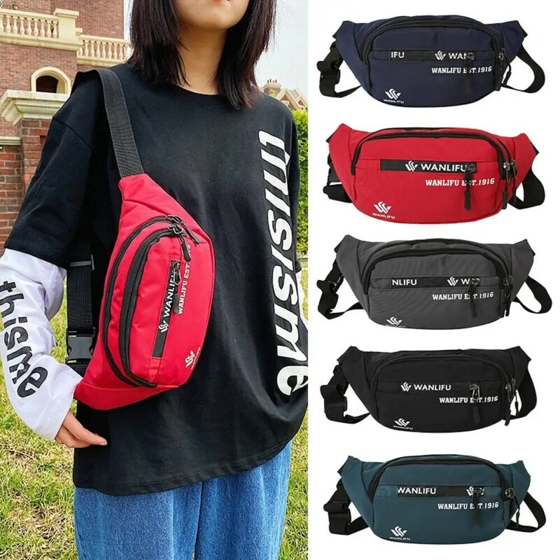 Bedruckte Sport Outdoor Brusttasche lässig leichte Umhängetaschen mit großer Kapazität neues Design multifunktion ale Handy tasche