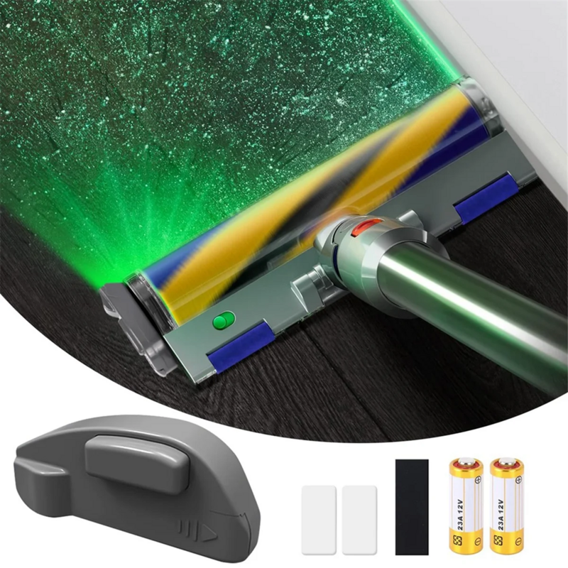 진공 청소기 LED 먼지 디스플레이 램프, 애완견 털용 진공 녹색 조명, 업그레이드된 범용 진공 액세서리