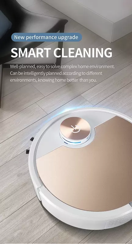 Es300 Slimme Afstandsbediening App Draadloze Robotstofzuiger Reinigingsmachine Vegen Vloerdweil Voor Thuisstofzuiger