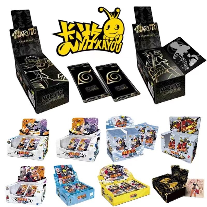 Tarjetas de colección de Naruto, caja de refuerzo, Serie de colección completa, nivel 4, onda 5, SE añadida