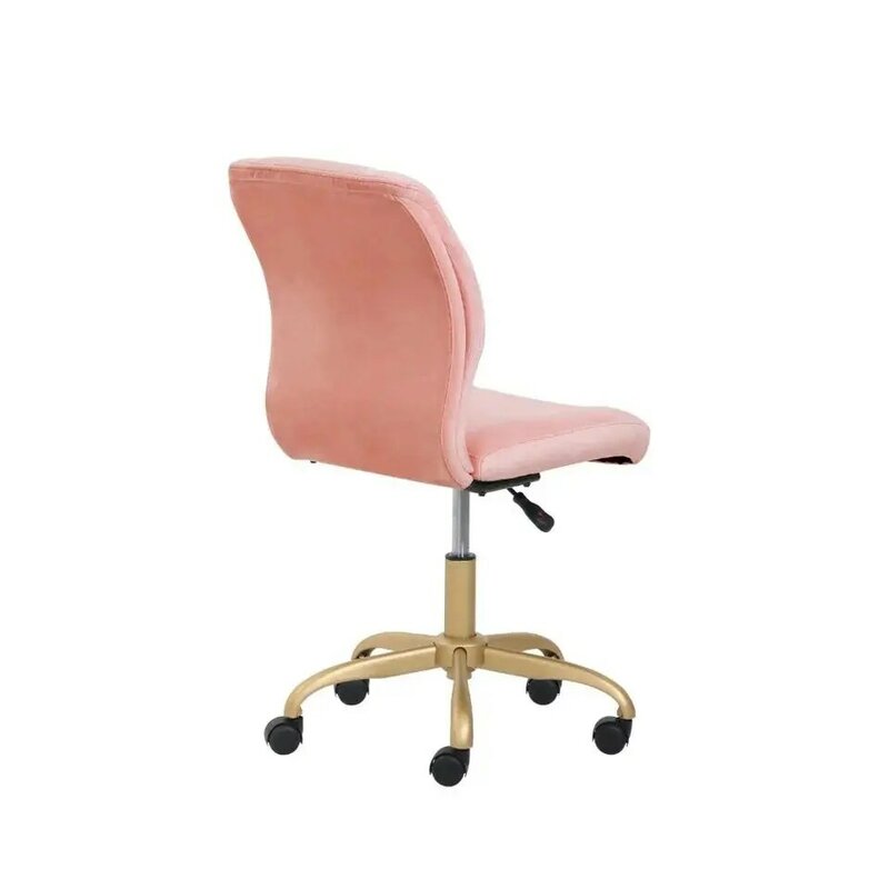 เก้าอี้สำนักงานกำมะหยี่ขนยาวไม่มีที่วางแขนเก้าอี้สำนักงานเฟอร์นิเจอร์สำนักงาน
