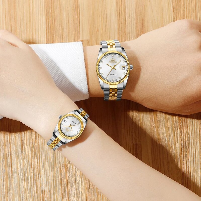 Часы наручные CHENXI 004A женские/мужские кварцевые, роскошные брендовые водонепроницаемые