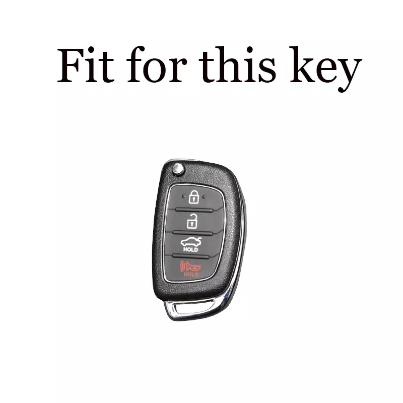 Custodia per chiave a scatto per Auto in TPU a 4 pulsanti per Hyundai Sonata 2015 Santa Fe 2013 GLS Holder Protector accessori per portachiavi pieghevoli automatici