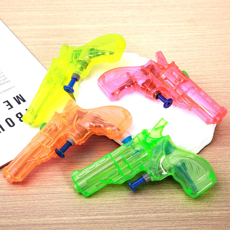 Plastikowa przezroczysta mała gra walki z pistoletem na wodę dla dzieci zabawki na zewnątrz pistolet na letnie wakacje zabawki na plażę pistolet do rozpylania wody