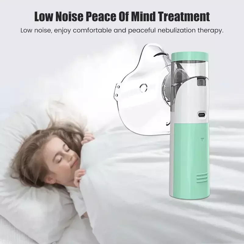 Portable Nebulizer Ultrasound Medical Silent Atomizer Nebuliser Inhalator Nebulizator Inhaler Humidificador Nebulizador Machine