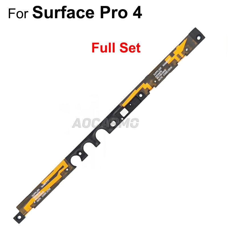 Aocarmo Dành Cho Microsoft Surface Pro 4 Pro4 1724 Tín Hiệu WIFI Ăng Ten Cáp Mềm Giá Đỡ Máy Ảnh Gọng Nhựa Thay Thế Một Phần