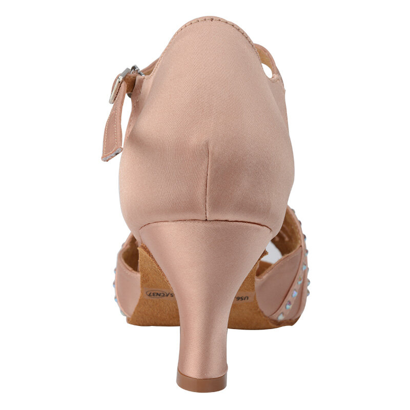 Venus Lure на заказ, обувь на низком каблуке, искусственная атласная танцевальная обувь 6 см