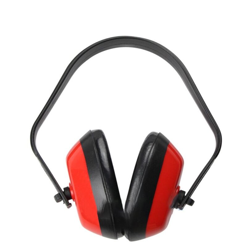 Redução de Ruído Industrial Ear Defensores, Headband Vermelho, Soundproof Tiro Earmuffs, Segurança Exterior, Protetor De Orelha