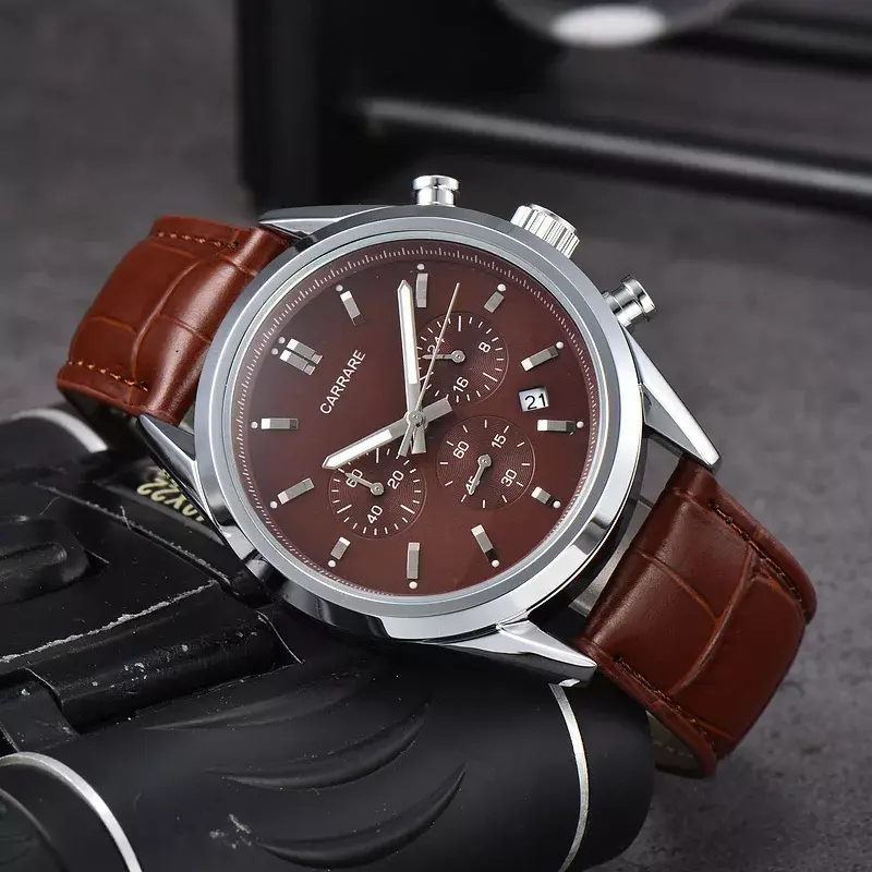 Original Marke Luxus uhren für Männer Quarz werk klassische Carrera Chronograph automatische Datum heiß aaa Uhren versand kostenfrei