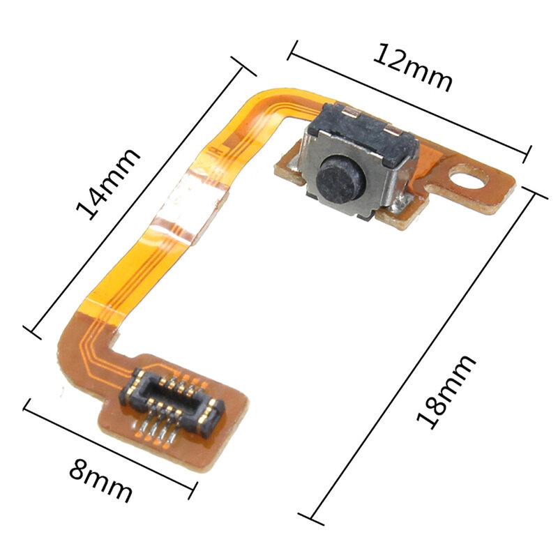L & R Schulter Taste mit Flex Kabel für Nintendo 3DS Reparatur Links Rechts Schalter Trigger