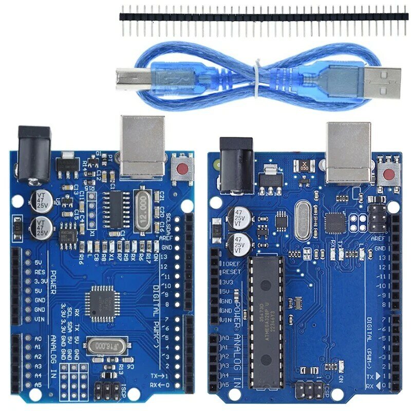 Плата разработки UNO R3 ATMEGA328P CH340/ATEGA16U2, плата расширения для Arduino с кабелем R3/R4 UNO Proto