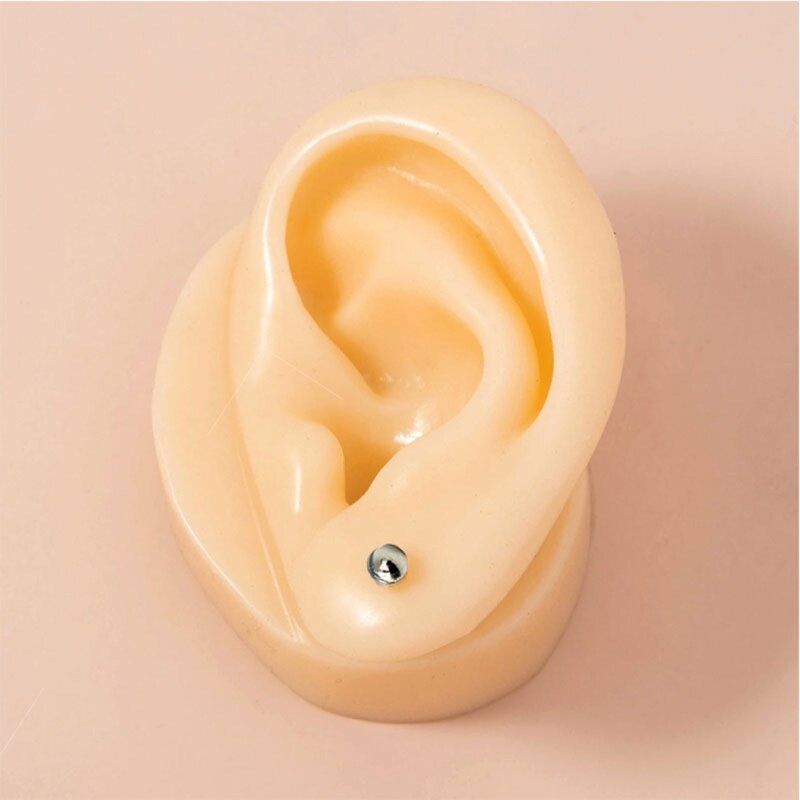 E15E Kristallen magneet Earring Neus Oor Lip voor Unisex Non-piercing Tragus