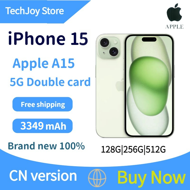 Apple iPhone 15 dwa Nano SIM IP68 CN wersja zupełnie nowe i nieaktywne oryginalne produkty