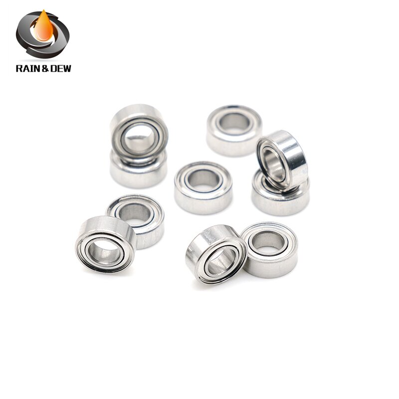 MR85ZZ-Rodamientos de bolas de acero en miniatura, ABEC-7, 10 piezas, 5x8x2,5mm, L-850ZZ