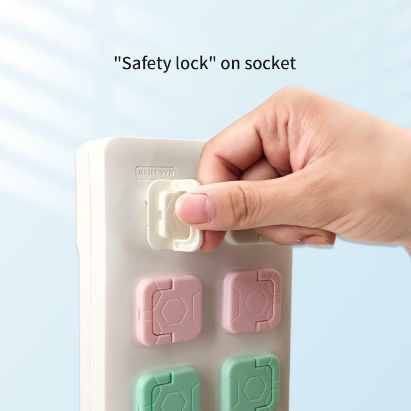 10 stücke sichere Steckdose Schutzhülle Anti-elektrische Safe Lock Schutzst ecker Schutzhülle Baby Schalter Steckdose Power Sleeve