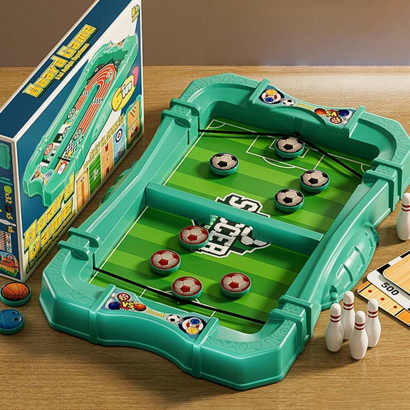 Slingshot Board Game Hockey Table Board Game 6 In 1 Reusable Bouncing Chess Table Slingshot Games For Kids Family Birthday Gift