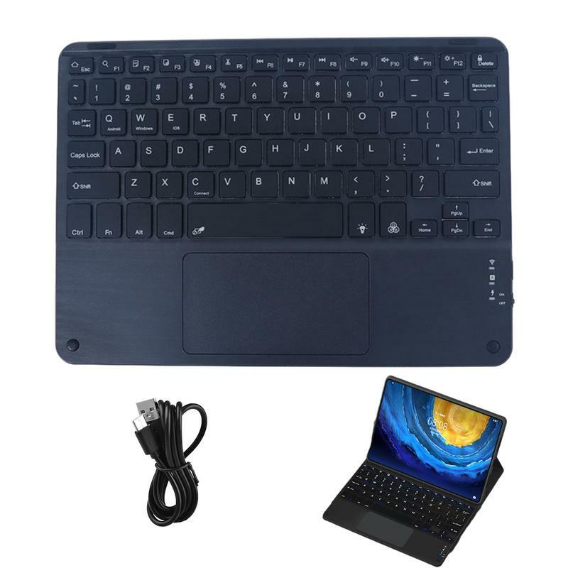 Клавиатура для планшета, клавиатура с подсветкой для дома, беспроводная клавиатура с сенсорным экраном, клавиатура для планшета, компьютера для домашней работы