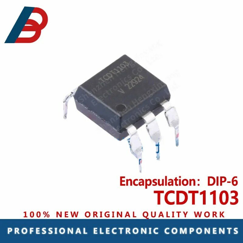 10 cái tcdt1103 Dip-6 phototransistor Đầu ra quang Coupler