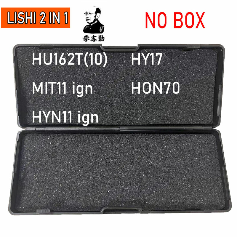 Lishi-2 en 1 HU39 HU100(10) HU100R HU101 Boom 58R Boom 66 Boom 70 HYN11 HY15 HYN7R HY16 HY20 HY20R HY22 HU162T(9) HU162T(10), sans boîte
