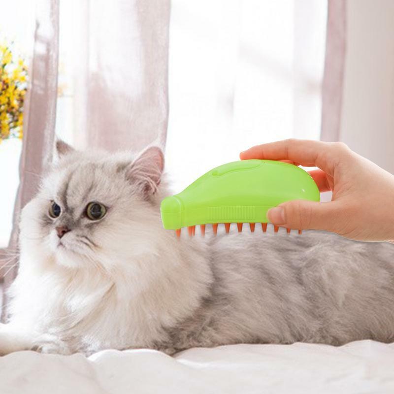 Flyaway cabelo escova spray pente para pet grooming, gato cabelo escovas, vapor cão escova, 3 em 1 grooming suprimentos