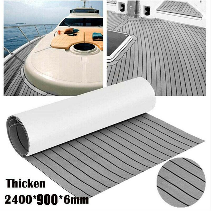 EVA espuma anti-derrapante teca tapete, design auto-adesivo, apto para Marine, RV, Yacht, Gym