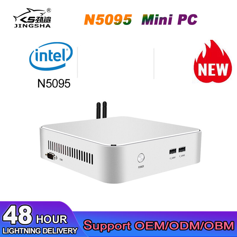 Мини-ПК JINGSHA Celeron N5095 Jasper Lake 8 ГБ/16 ГБ DDR4 256 ГБ/512 ГБ/ITB SSD Windows 11 Pro 4K, компьютер с тремя дисплеями NVME NGFF