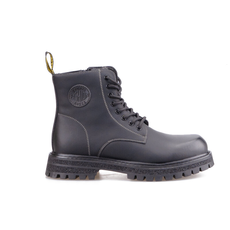 Zapatos de cuero de alta calidad para Hombre, botines militares a la moda, Botas de invierno con cordones, suelas de goma, Botas antideslizantes