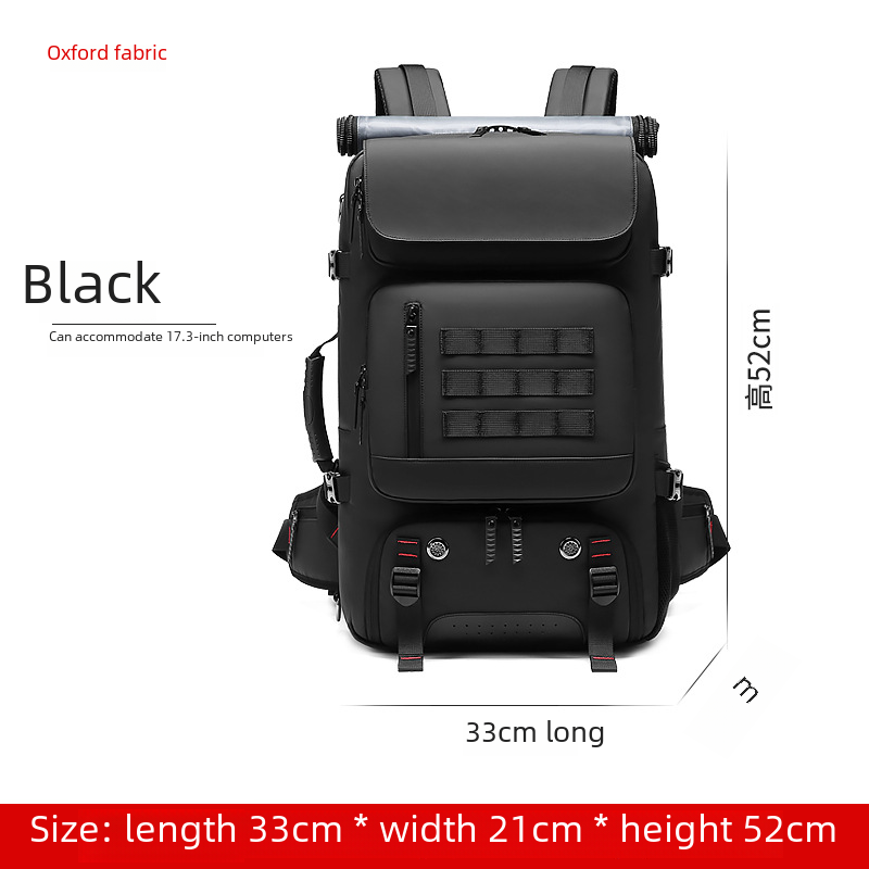 Large Capacity 50L men travel backpack outdoors trekking waterproof backpack 17 inch business laptop backpack with shoe bag