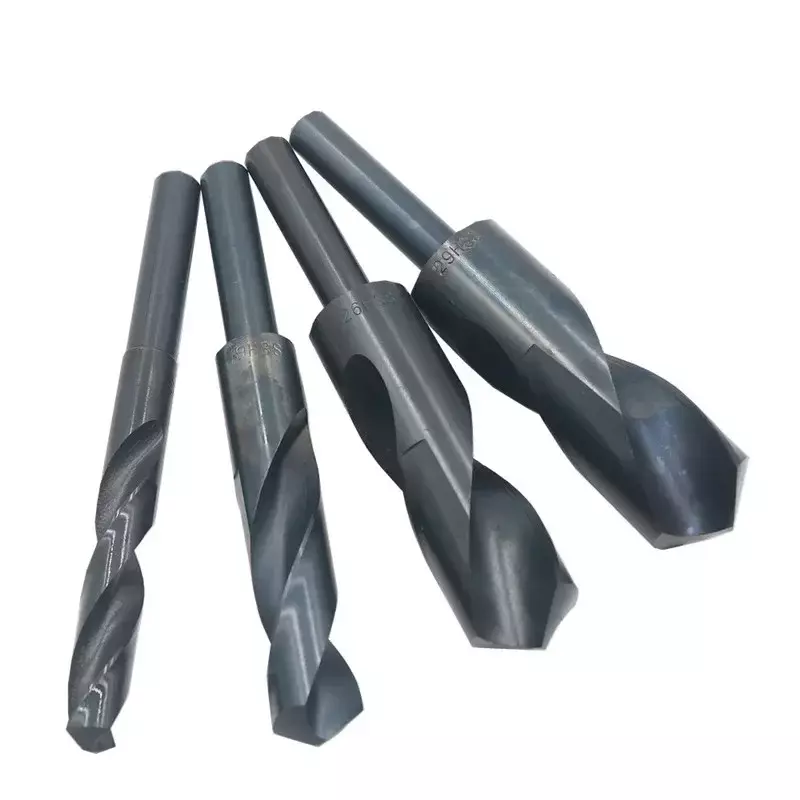 Justinlav hss 4241 broca de torção de aço de alta velocidade, preta 1/2 de haste reta 13.5/14/14.5/15/15.5/16/16, 5mm