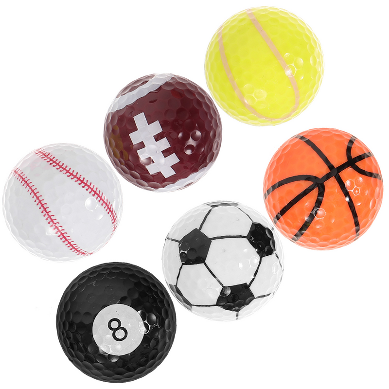 Gekleurde Golfballen Voor Dames Accessoires Sport Bulk Training Synthetisch Rubber Oefeningsaanbod Miss