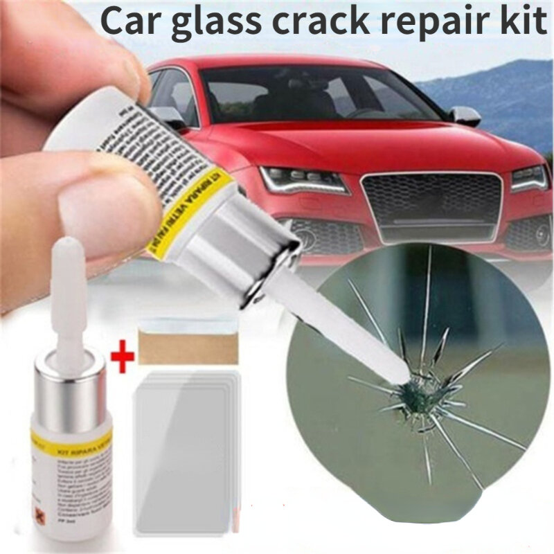 ชุดซ่อมกระจกรถยนต์ Glass Crack ชุดซ่อมกระจกรถยนต์ Crack ซ่อมของเหลวกระจกชุดซ่อมรถซ่อมกระจกอุปกรณ์เสริม