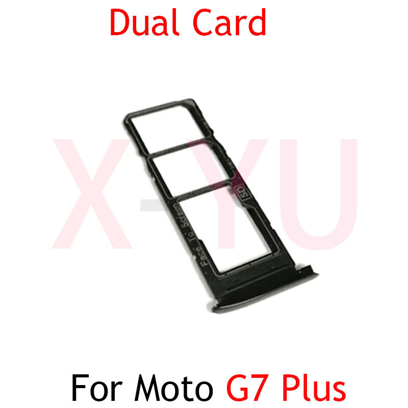 For Motorola Moto G7 / G7 Plus Sim Card Slot Tray Holder Sim Card Reader Socket