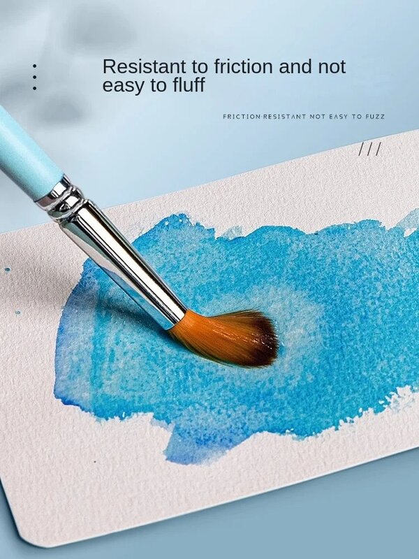 Kertas cat air persegi/20/40/60/100 lembar, kertas POS warna air profesional untuk perlengkapan sekolah melukis