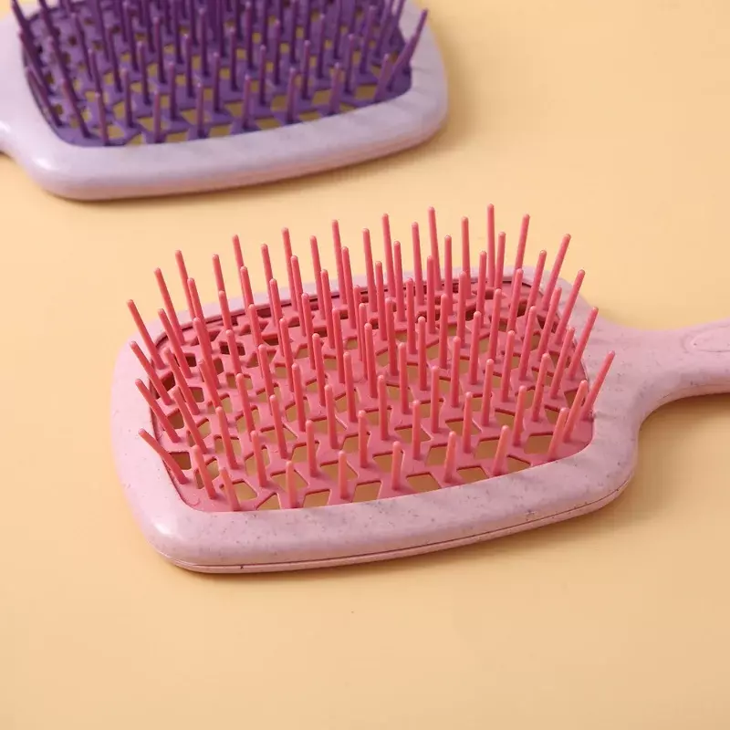 Breite Zähne Luftkissen Kämme entwirren Haar bürste verwirrten Haarkamm aushöhlen Massage kämme Friseur Styling-Werkzeuge